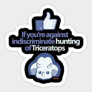 Triceratops Sticker